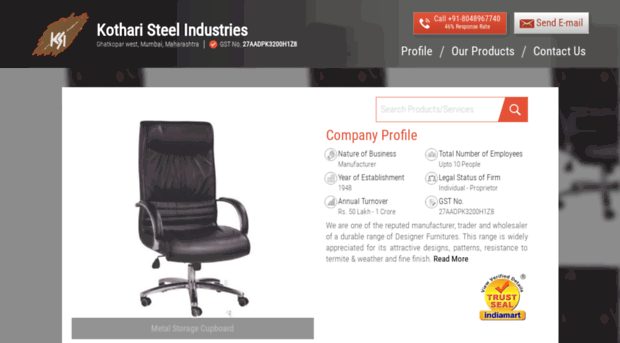 kotharisteelindustries.co.in