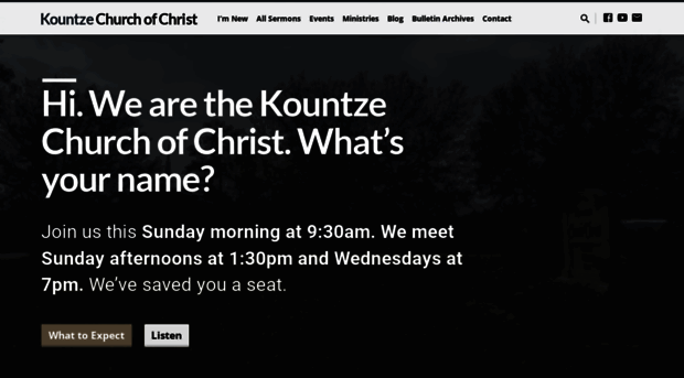 kountzechurchofchrist.com