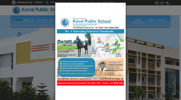 kovaipublicschool.com