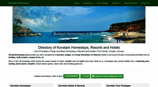 kovalamhomestays.com