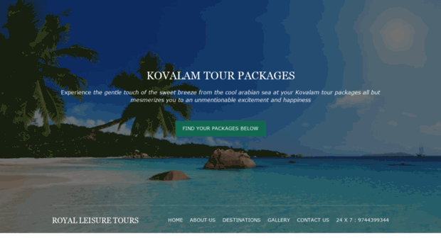 kovalamtourpackage.com