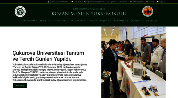 kozan.cu.edu.tr