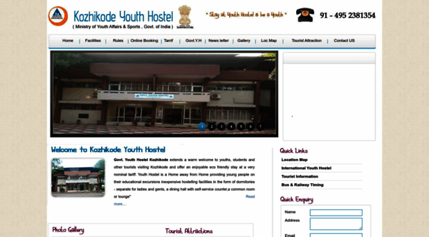 kozhikodeyouthhostel.com