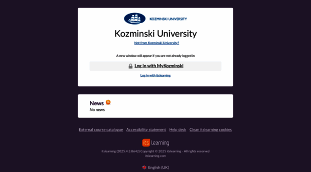 kozminski.itslearning.com