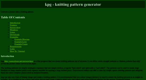 kpg.sourceforge.net