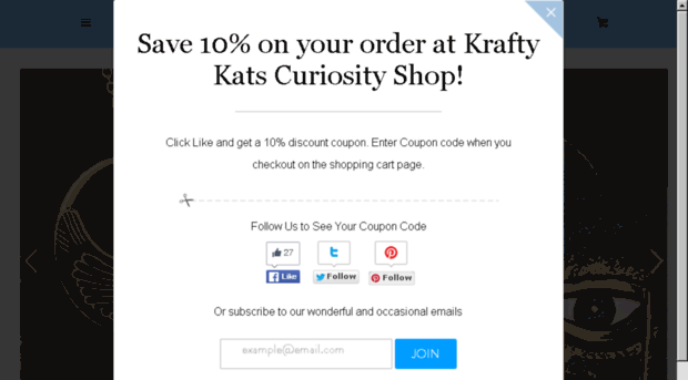 kraftykatscuriosityshop.com