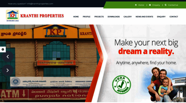 kranthiproperties.com