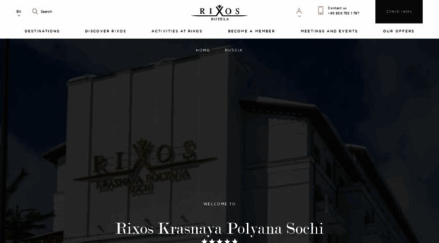 krasnayapolyanasochi.rixos.com