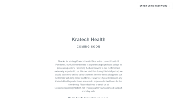 kratechhealth.com