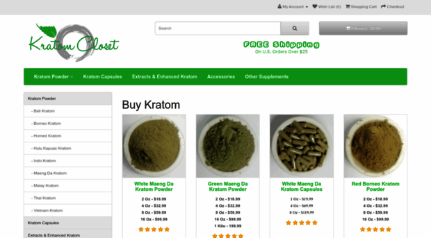 kratomcloset.com