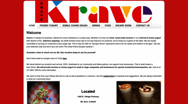 kravefrozenyogurt.com