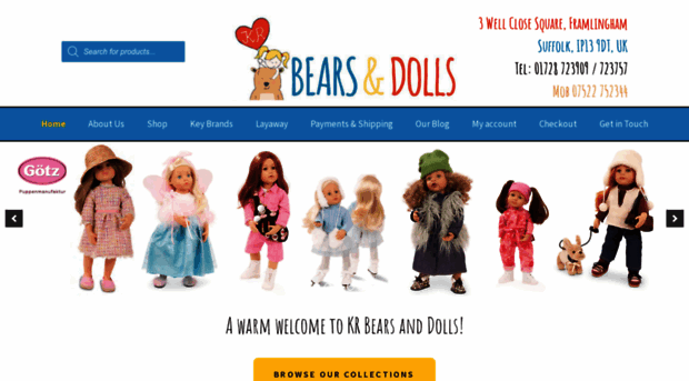 krbearsanddolls.com