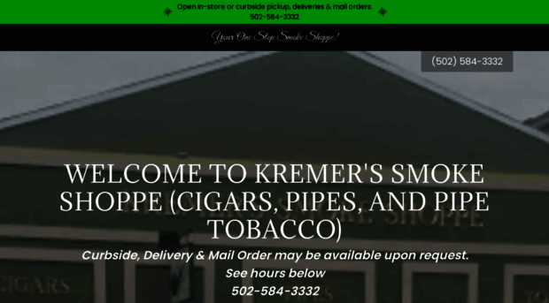 kremerssmokeshoppe.com