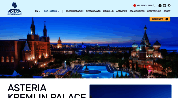 kremlinpalace.asteriahotels.com