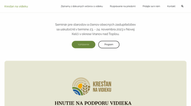 krestannavidieku.sk