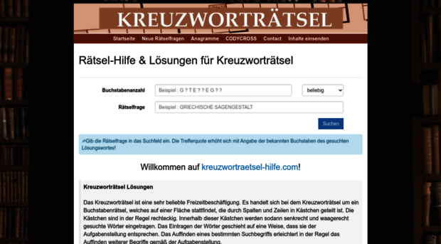 kreuzwortraetsel-hilfe.com