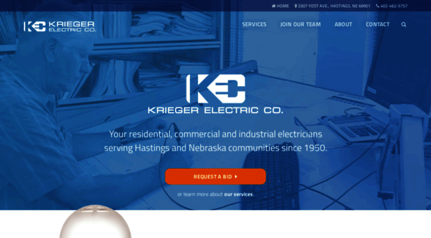 kriegerelectric.com