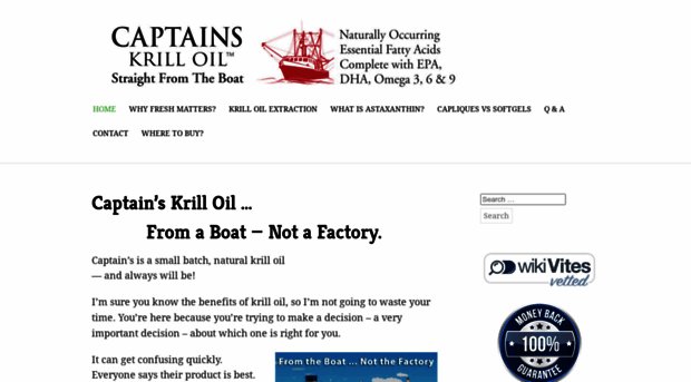 krilloilcaptain.com