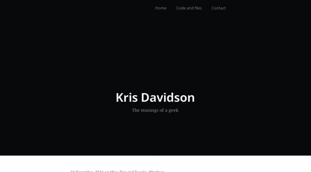 krisdavidson.org