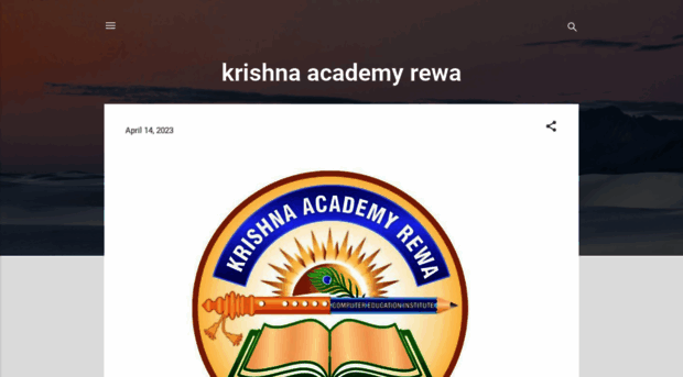 krishnaacademyrewacomputereducation.blogspot.com