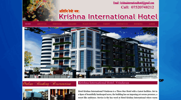 krishnainternationalhotel.com
