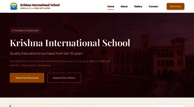krishnainternationalschoolagra.com