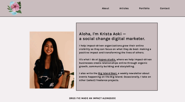 kristaaoki.com