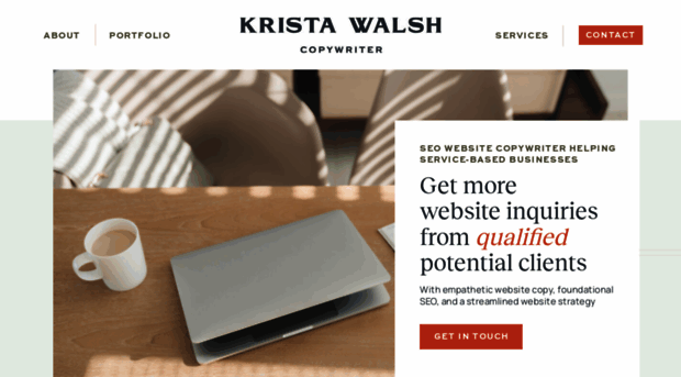 kristawalshcopywriter.com