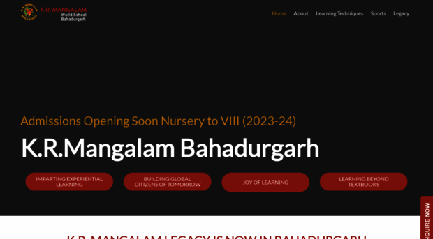 krmangalambahadurgarh.com