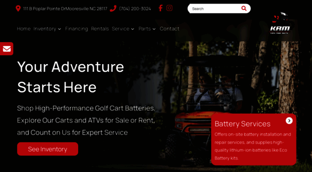 krmgolfcarts.com