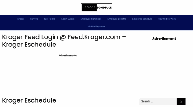 kroger-schedule.com