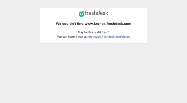 kronos.freshdesk.com