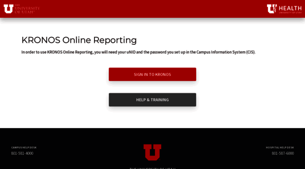 kronos.utah.edu