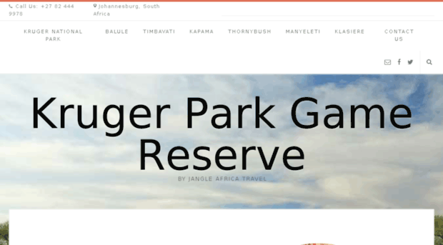 krugergamereserves.com