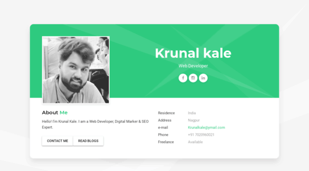 krunalkale.com