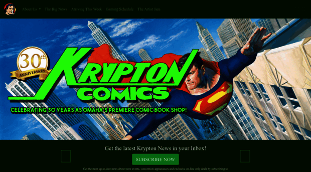 kryptoncomicsomaha.com - Krypton Comics - Omaha, NE | C... - Krypton ...