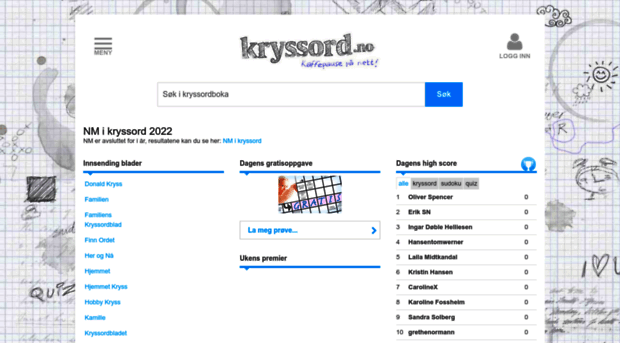 kryssord.no