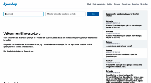 kryssord.org