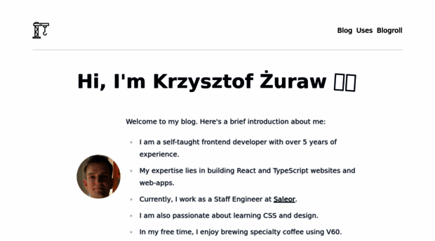 krzysztofzuraw.com