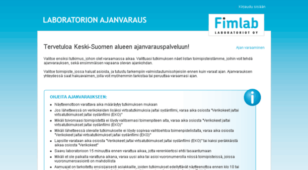 ksajanvaraus.fimlab.fi