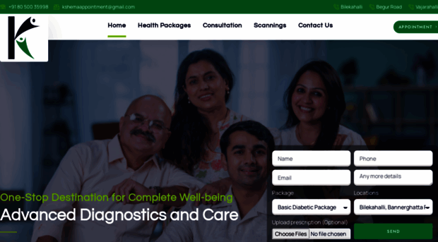kshemadiagnostics.com