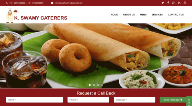 kswamycaterers.in