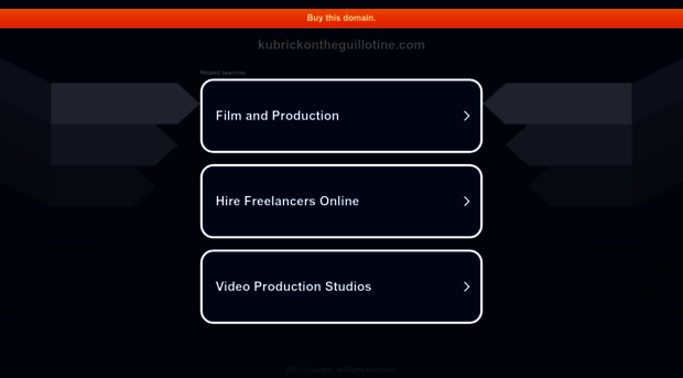 kubrickontheguillotine.com