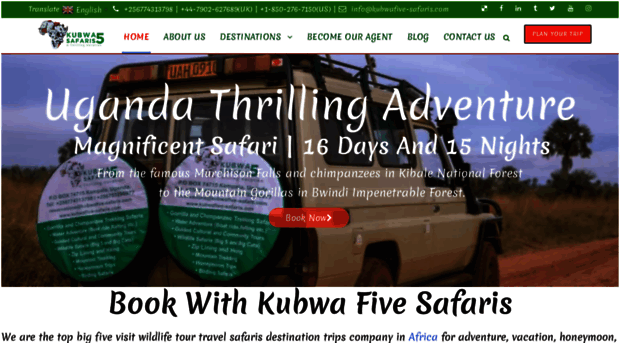 kubwafive-safaris.com