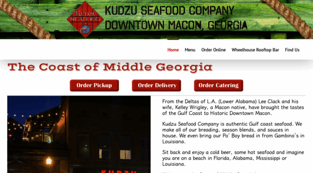 kudzuseafood.com