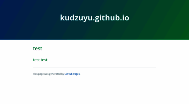 kudzuyu.github.io