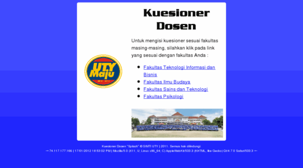 kuesioner.uty.ac.id