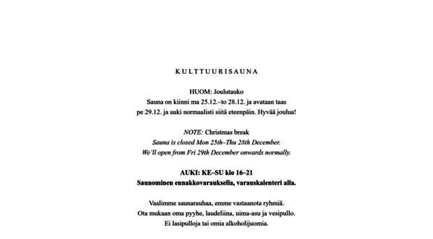 kulttuurisauna.fi