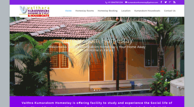 kumarakomhomestay.com