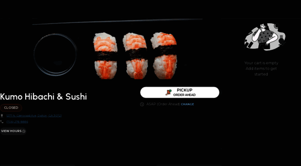 kumohibachiandsushi.com